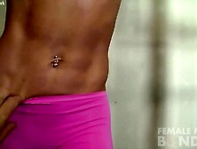 Fit Cute Muscle Bitch is Chained Up In The Gym