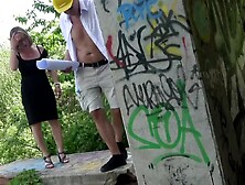 Mature MIlf Swinger's Wife Sucks Neighbor For A Good Deed