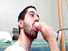 Blow And Plow Bandit Faux-Cock While In Chastity