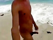 Big-Cock Men Jerk Off At A Cuba Beach