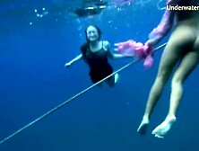 Underwater Show Featuring Princess's Swimming Smut