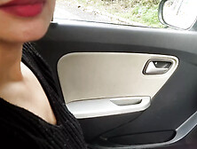 Blackmailing and fucking my GF outdoor risky public sex with ex BF Sweet alluring ex gf ki chudai in lockdown in Car