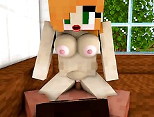 Uninvited guests came to Alex and Steve. Minecraft