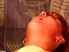 red haired bbw gilf first anal sex