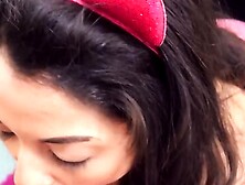 MOFOS - Jordi Wants To Complain To His Neighbor Scarlet Rebel About Her Being Loud,  Gets His Shaft Sucked Instead