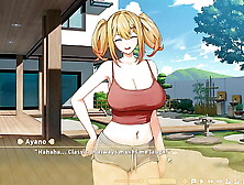 Summer Clover [ HAREM ASIAN CARTOON GAME ] Ep. 11 BDSM session and FOOTJOB !