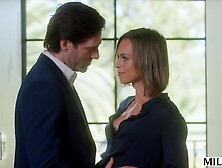 Milfy Nasty Serenity Bangs Youthful Guy Whilst Hubby Watches