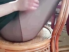 Wife In Short Skirt And Stockings With A Nice Body And Continuous Orgasm