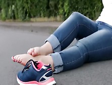 Sexy Feet In Sneakers