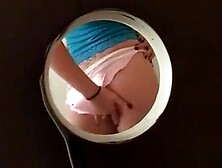 Gloryhole Brunette Tit Fucks And Eats Dick