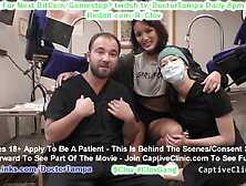 $CLOV Channy Crossfire Gets Disrobe Search,  Gyno Exam By Nurse Nyx As The Nurse Says Welcome To Rikers