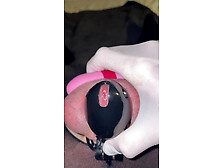 Pov Ruined Cum Shot In Chastity Cage