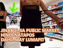 Pinay Risky Public Tit Flash And Public Hand-Job