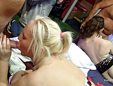 Large Breasted Chubby Mature and a Teen Go Cock Riding Together