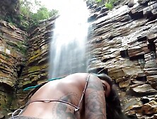 FUI TRANSAR NA CACHOEIRA E QUASE FUI PEGA,  TIVE QUE SAIR RAPIDO! - DREADHOT