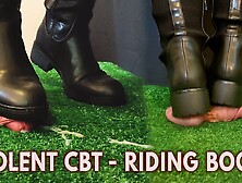 Riding Boots Hard Cock Trample,  Stomp,  Heels Crush,  Bootjob With Tamystarly - (Slave Pov Version) Cbt,  Ballbusting,  Heeljob