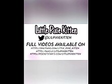 Skinny Whore First Time Ass-Sex With Bad Dragon - Little Pixie Kitten