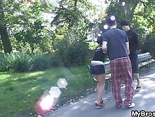 Friends brother healing her with huge dick