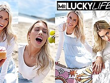 Malibu Beach Date With Blonde Babe Jill Kassidy