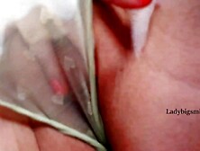 ginger milf fingering wetpussy teasing flashing snatch closeup in transparent panties