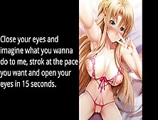 Hentai Joi Asuna First Cum In Mouth (For Beginner,  Cei)