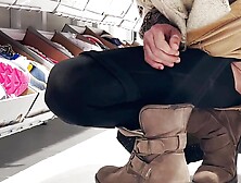 Shopping without panties Minerva 1