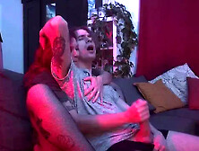 Gentle Femdom Cock Milking Handjob with a Huge Dick