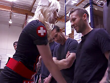 Samantha Rone And Nurse Naughty - Naughty Nurse Collecting Sperm Donations - Exclusive