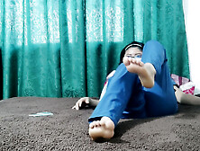 The nurse is an adult content creator in her spare time while at home.