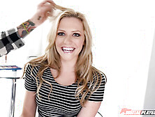 Threesome sex with horny Mia Malkova