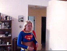 Supergirl Captured And Bound With Kryptonite Ropes