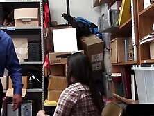 Chubby teen thief stripped and fucked by corrupt cop