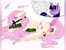 Speed Paint: Fluttershy helps Twilight study
