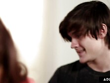 ADULT TIME - Single Stepmom Syren De Mer LIKES Riding Her Stepson's Large Wang!