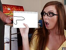 Brown hair porn with radiant Maddy O'Reilly from Naughty Bookworms