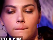 Valentina Nappi is licked and fucked by two horny guys in this 3some