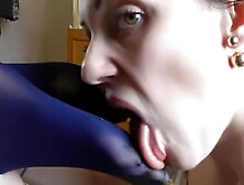 Sexy Nylon foot worship