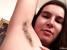 Hairy girl Ivy studies up on her hairy girls - WeAreHairy