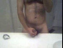 Cumming On The Sink