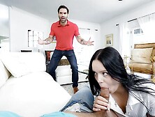 Dad Crush featuring Odessa's double blowjob sex