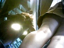 Cutie I Upskirted On The Escalator - Nice Bare Ass
