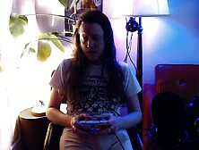 lewd gamer gets disappointed and jerks off about it