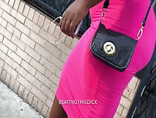 Bbw Monster In Pink Dress