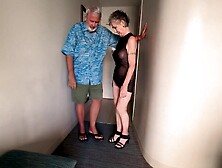 A knock on my hotel room door,  and there's a gentleman caller.  We filmed what happens next,  but are not pleased with the fo...