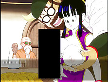 Kamesutra DBZ erogame features the biggest boobs of the series