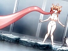 Forested fantasy world gorgeously busty feline babe enjoying her rich sex life