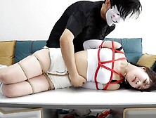 Whore Hogtied Asian Bdsm