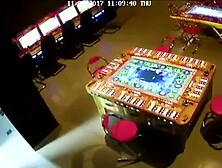 Casino Robbers Force Cashier