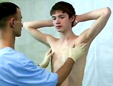 Perverted Gay Doctor Is Playing With Patient's Dick And Ass