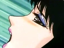 Blonde asian cartoon girl mounts dong before BDSM